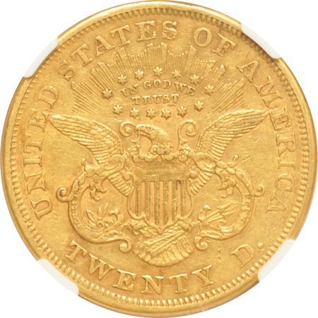 Four Liberty-Head double-eagles certified by NGC