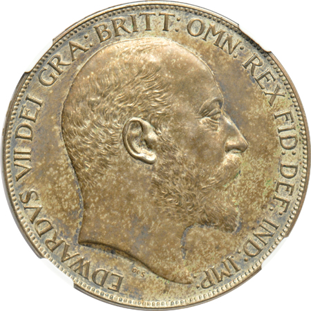Great Britain - 1902 Crown NGC PR-63 Matte, plus a 1888 4P, 3P, 2P, and 1P Maundy NGC MS-64
