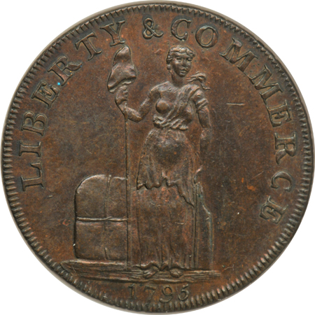 1794 and 1795 Talbot Allum and Lee Cents in Capital Plastics holder