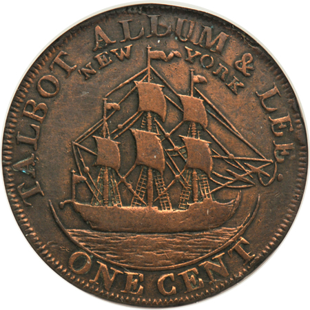 1794 and 1795 Talbot Allum and Lee Cents in Capital Plastics holder