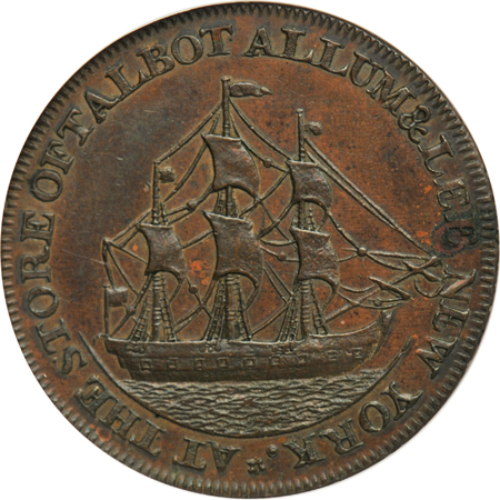 1794 and 1795 Talbot Allum and Lee Cents in Capital Plastics holder