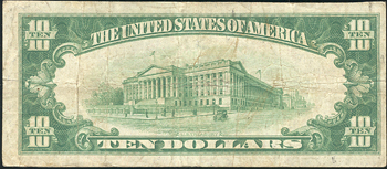 1929 $10 Type 1 - Memphis, MO Charter #2432 - VF