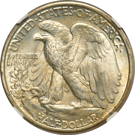 Five 1945-D, and five 1946-D, all ten NGC MS-65