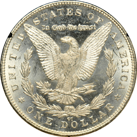 1880-CC GSA MS-64, 1883-CC GSA MS-65+, and 1884-CC GSA MS-64, all NGC