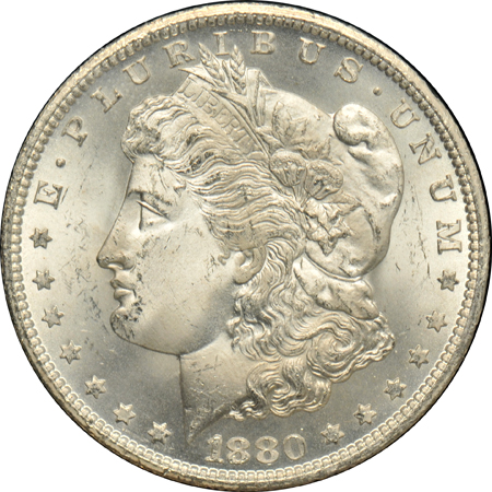 1880-CC GSA MS-64, 1883-CC GSA MS-65+, and 1884-CC GSA MS-64, all NGC