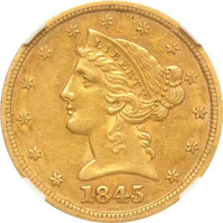 1845 AU-53 and 1861 AU-55, both NGC