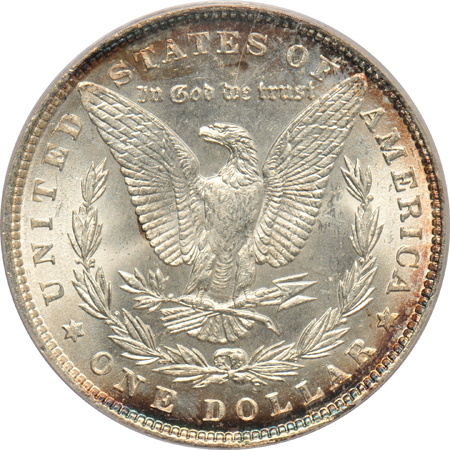 1886, 1888, and 1899-O, all PCGS MS-65