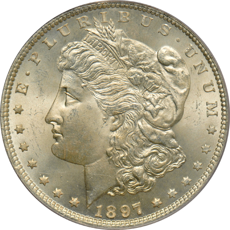 1887 and 1897, both PCGS MS-65 (green label)