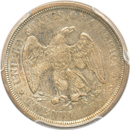 1875-S twenty-cent piece PCGS AU-55, and an 1878-S Trade dollar NGC XF-40