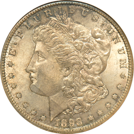 1898-S MS-64, and a 1921-D MS-65, both ANACS