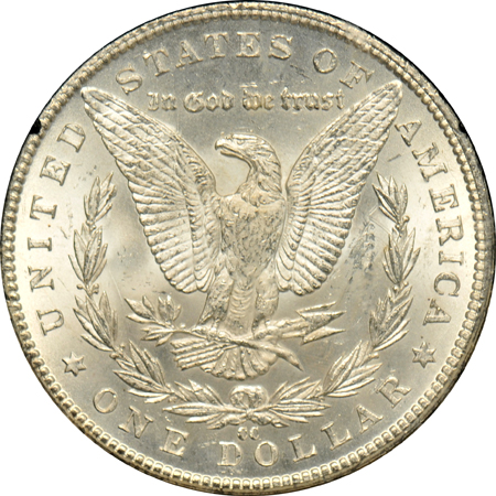 1881-CC GSA, and an 1884-CC GSA, both NGC MS-64+