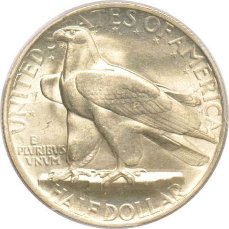 1922 Grant MS-63, 1927 Vermont MS-63, and a 1935 Connecticut MS-64, all PCGS