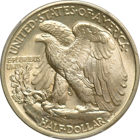 1831 half-dime AU-58, 1939 Walking Liberty half-dollar MS-64, and a 1902 Morgan silver dollar GENUINE, all PCGS