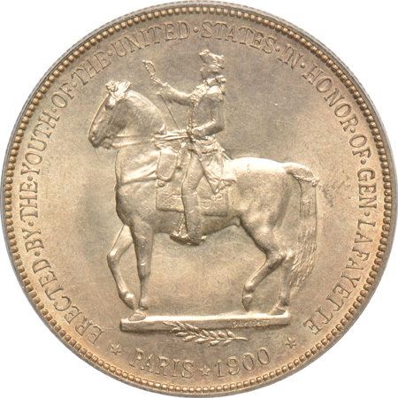 1900 Lafayette PCGS UNC details/questionable color