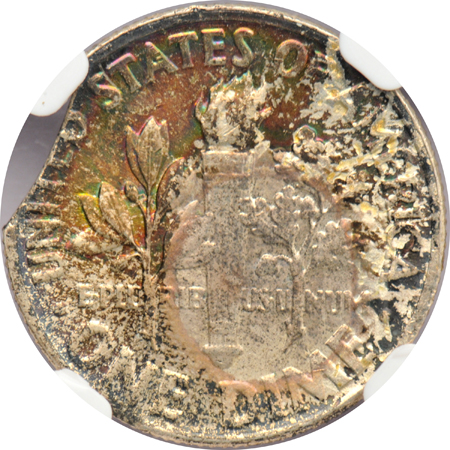 1946-D MS-66 Star FT, 1947-D MS-66, and a 1961 Double Curved Clips Error MS-65 Star, all NGC