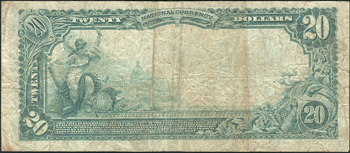 1902 $20 Blue Seal - Belleville, IL Charter #11478 - F