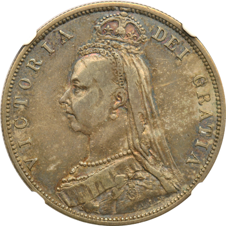 Great Britain - Ten Coin Type Set, certified by NGC
