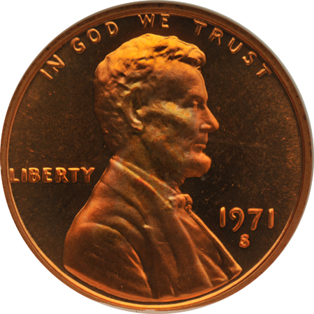 1971-S Doubled Die Obverse ANACS PR-68 CAMEO
