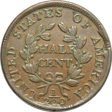 1804 Spiked Chin XF, 1835 UNC, and an 1851 UNC