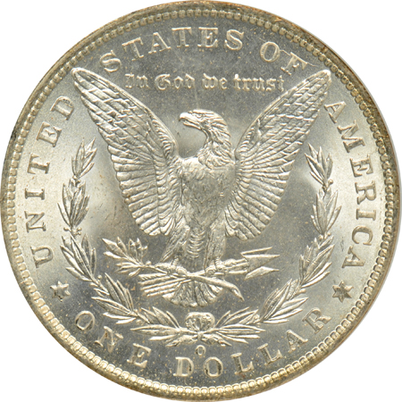 1883-O MS-64+, 1900-O MS-66, and a 1902-O MS-64+, all NGC