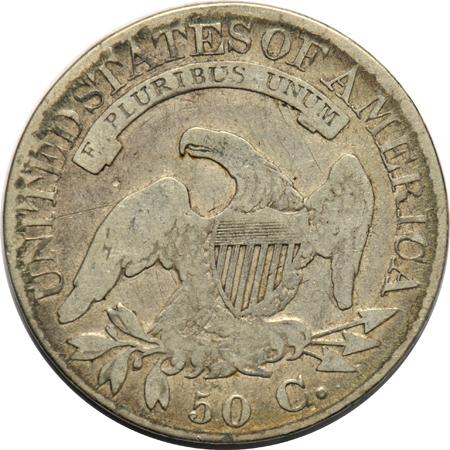 Seven Bust half-dollars