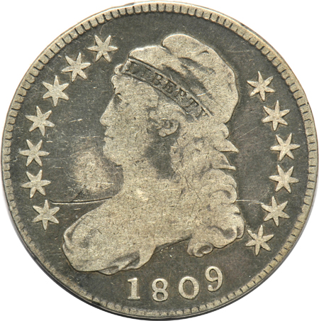 Seven Bust half-dollars