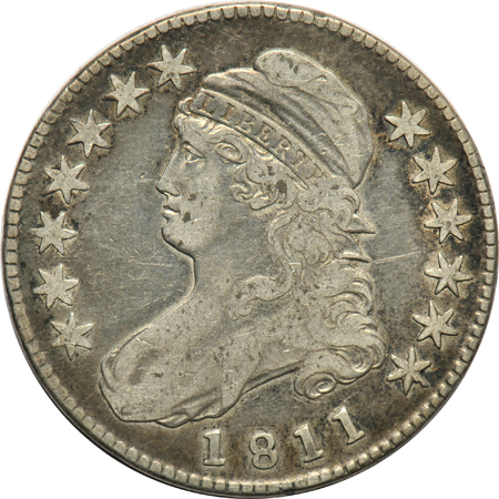 Seven Bust half-dollars