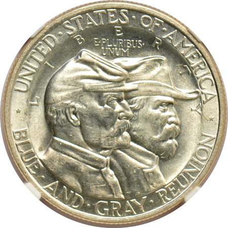 Four NGC certified silver commemoratives