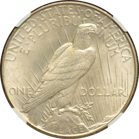 1927 MS-63, and a 1934 MS-64, both NGC