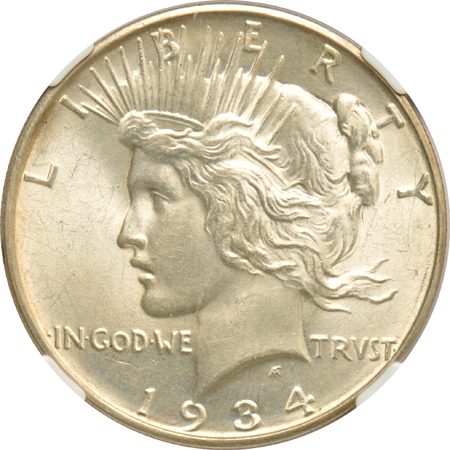 1934-D MS-61, and a 1935-S MS-62+, both NGC