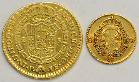 Spain - 1, 2, 4 Escudo Gold Set