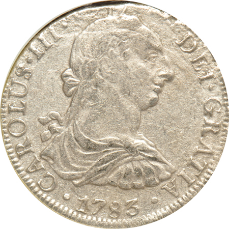 Spanish Colonial - Mexico - Two 1783-MO FF 8R- both NGC Genuine / El Cazador