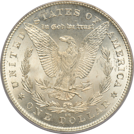 1880-CC 8 Over 7 Reverse Of 78 PCGS MS-65