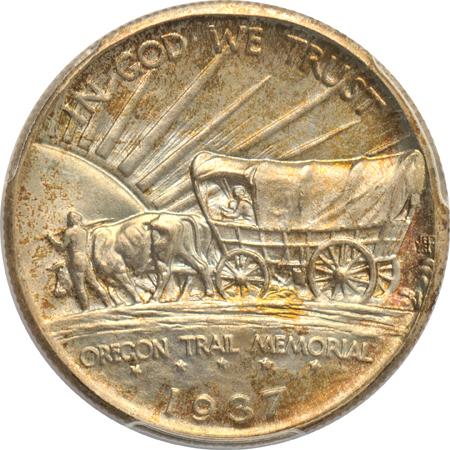 1937-D Oregon PCGS MS-67