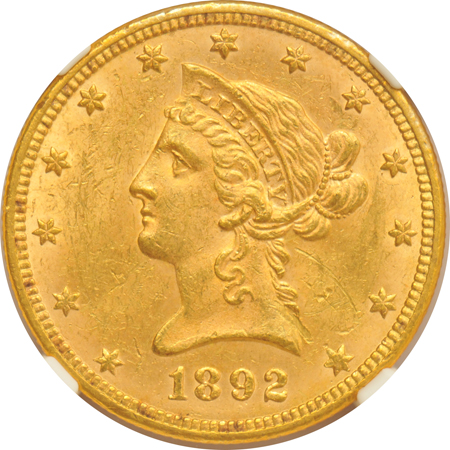 Two 1892, both NGC MS-62