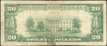 1929 $20 Type 1 - Ludlow, MO Charter #7900 - VG/tear/tape