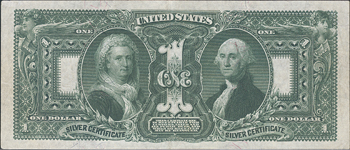 1896 $1 Educational Fr# 224 - CGS AU-55