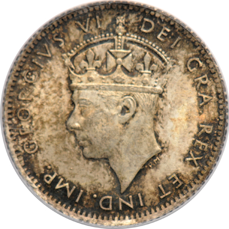 Canada - Newfoundland - 1881 $2 Eliasberg MS-62, 1841-C 10C Belzberg MS-64, and 1945-C 5C Belzberg MS-66, all PCGS
