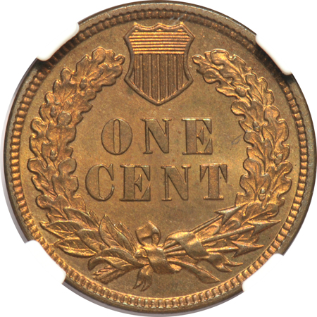 1884 NGC PR-65 RB CAC (Eric P. Newman Collection; Ex: Col. E.H.R Green)