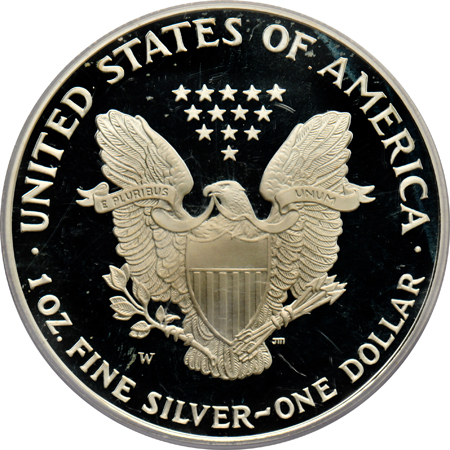 1995-W Proof American Silver Eagle PCGS PR-68DCAM