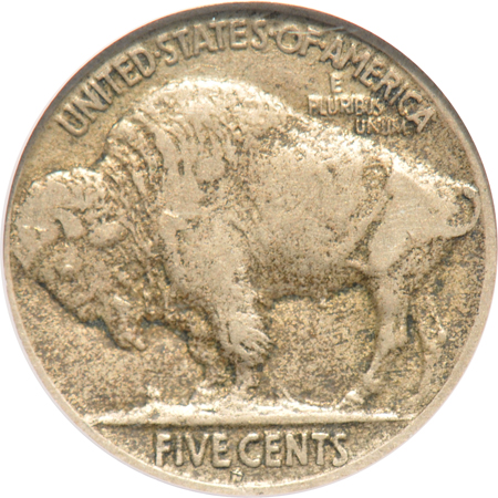 1918-D 8 Over 7 NCS-NGC VF details/environmental damage