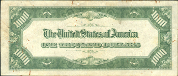 1934 $1,000 St. Louis Fr# 2211H - VF/rust