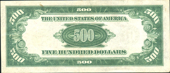 1934 $500 St. Louis Fr# 2201H - XF