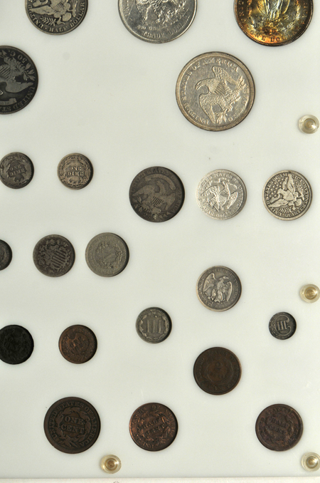 United State 19th Century type set in a Capital Plastics holder