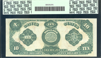 1891 $10 Fr# 370 - PCGS ChCU-64PPQ