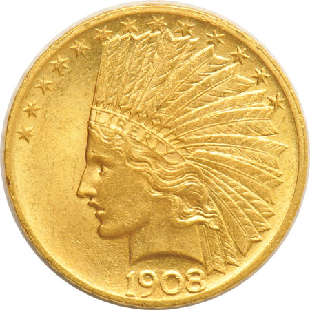 Four Indian Head eagles