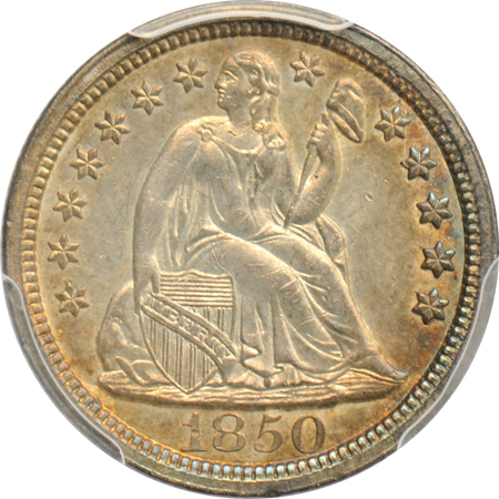 Four certified silver type coins