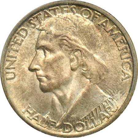 Six certified silver commemorative half-dollars