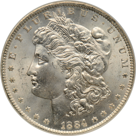 1883-CC, plus four additional dates, all NGC MS-65