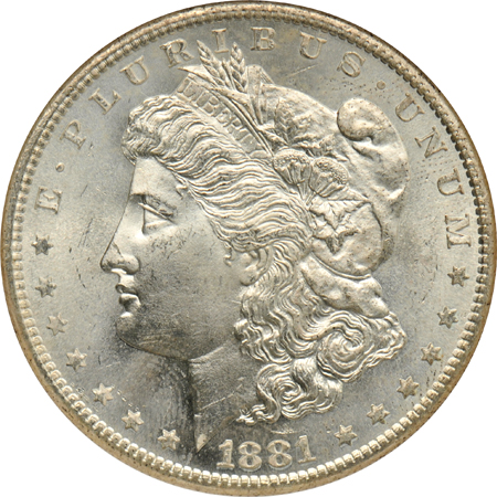 1883-CC, plus four additional dates, all NGC MS-65